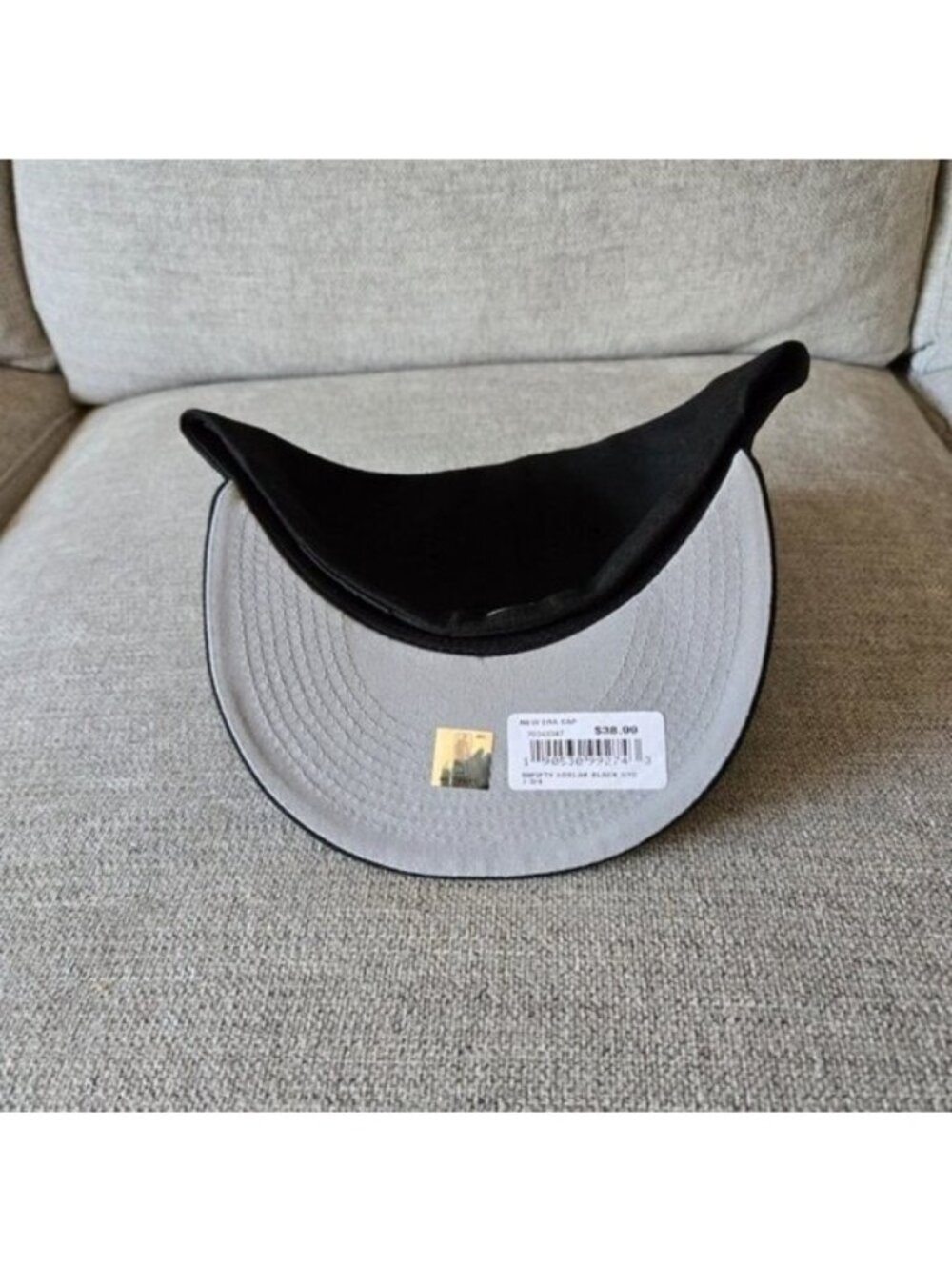 New Era 59Fifty Los Angeles Lakers Black OTC Cap 7 3/4 Classic 062026 - Picture 8 of 8